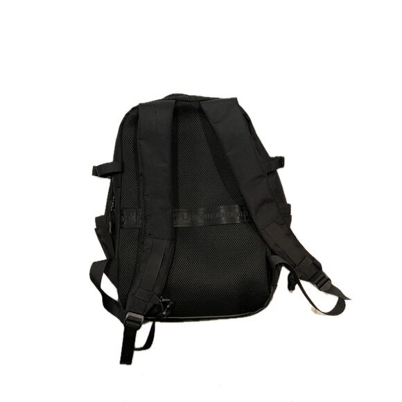 True Religion World Tour Black Poly Canvas Backpack - Picture 2 of 5